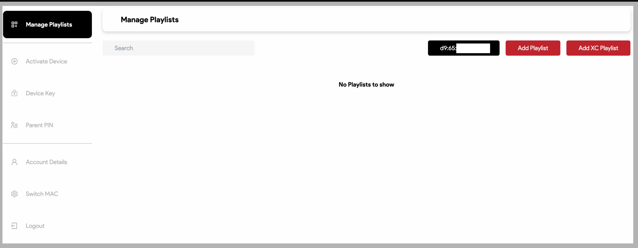 Add IPTV playlist