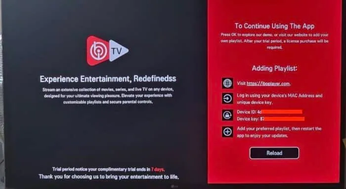 IBO Player on Smart TV